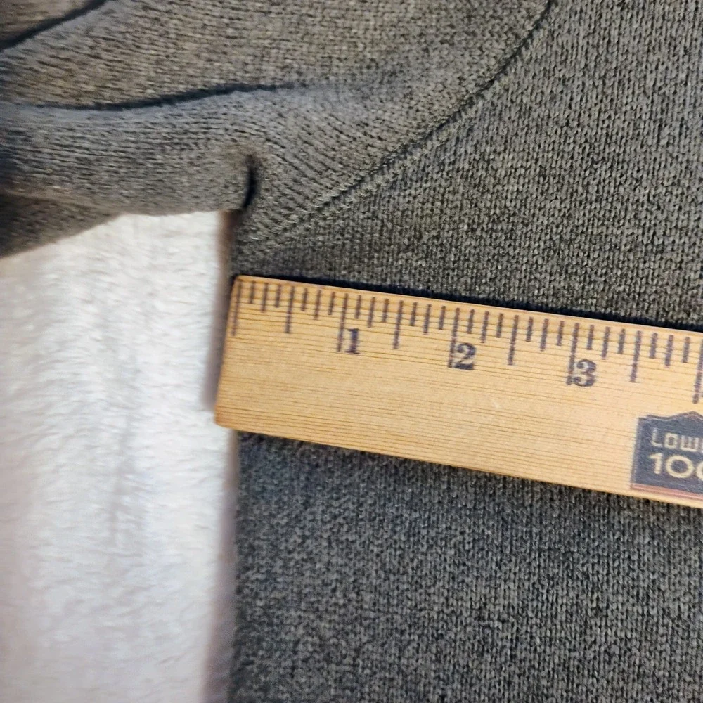Buffalo Trace Distillery Bourbon Whiskey Full Zip Gray Fleece Jacket Mens L